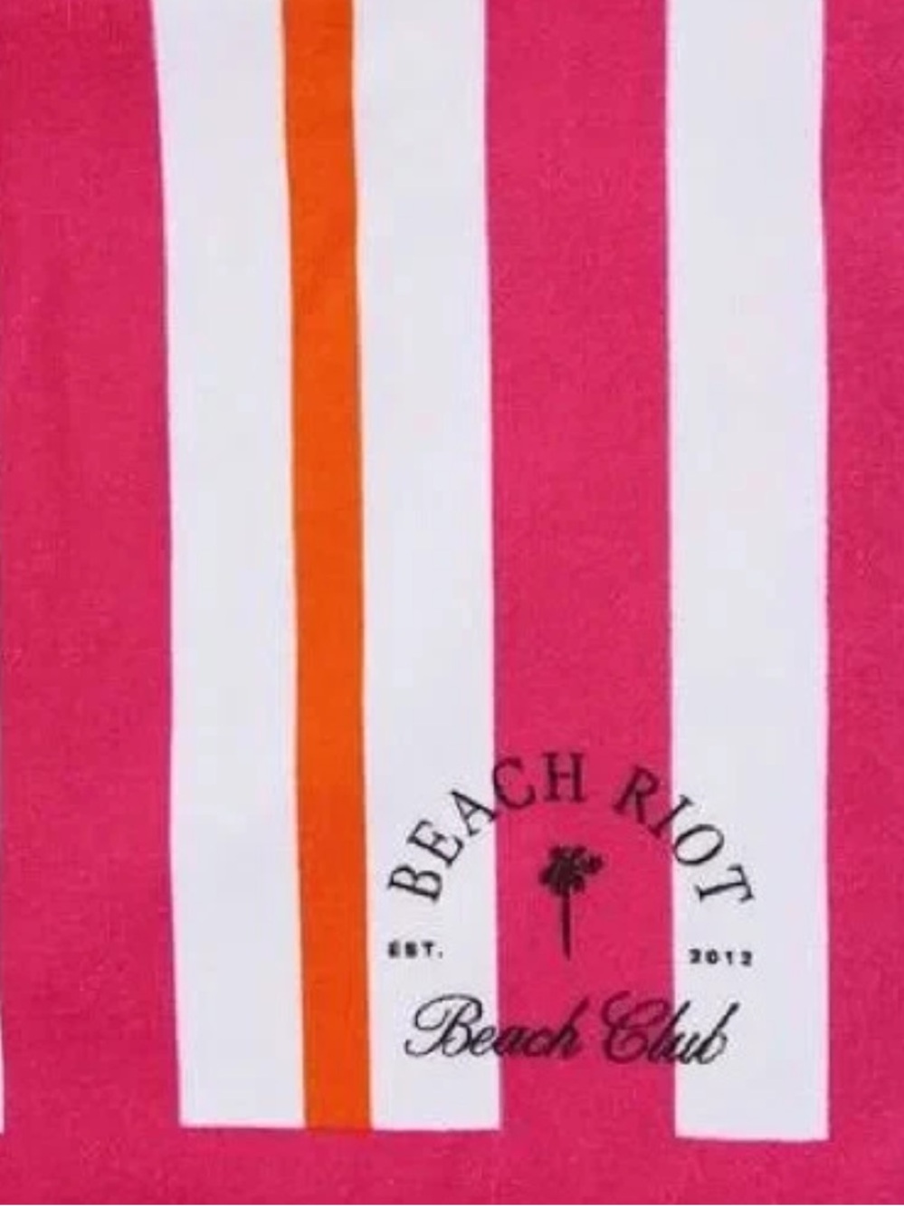 027 BEACH RIOT  Beach Club Beach Towel 🩷🧡